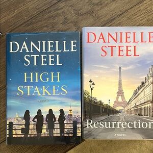 Danielle Steel Novels Set - High Stakes & Resurrection